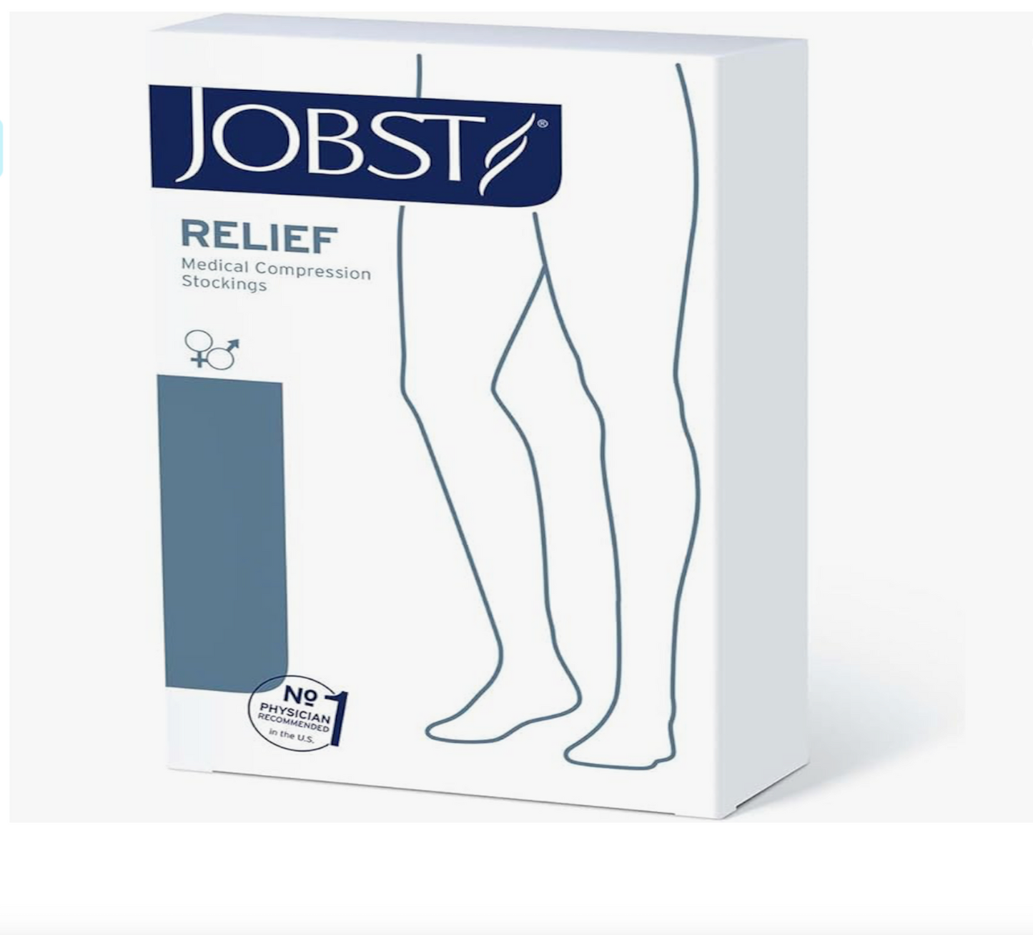 Jobst Relief Knee High Compression Socks Unisex 20-30mmHg