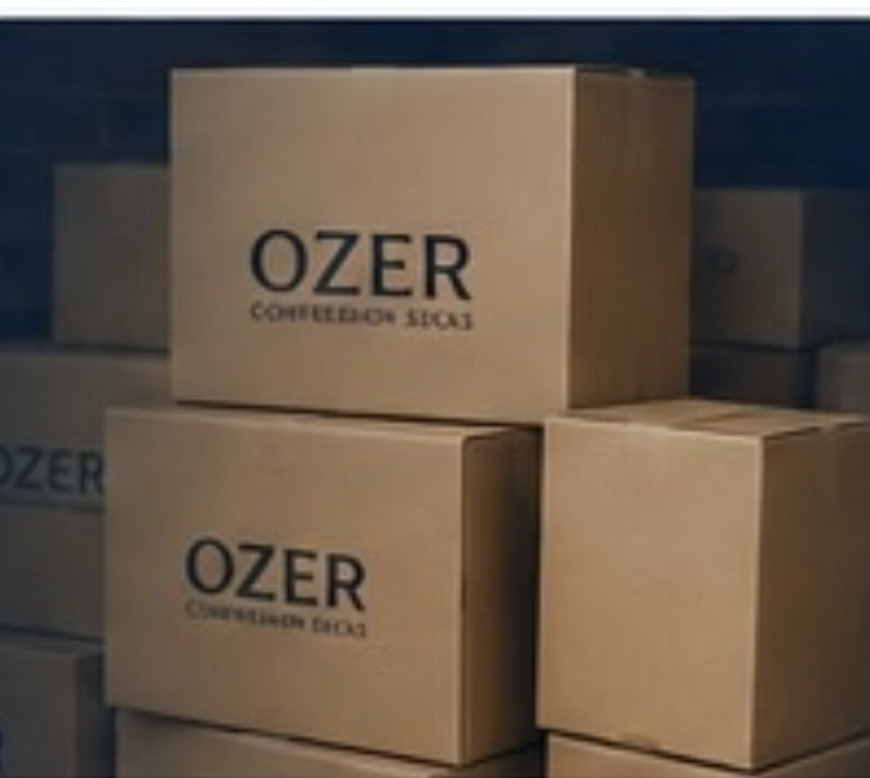 Ozer branded wholesale shipping boxes